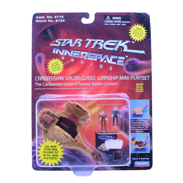 Star Trek Innerspace Cardassian Warship 1995 OVP | Playmates | hoppla-stuff.de
